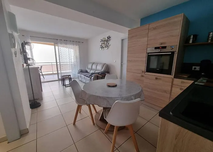 T3 Climatise Avec Piscine, Terrasse Et Parking Prive A 100m De La D'argeles-sur-mer - Fr-1-388-204 Apartmán Argelès-sur-Mer